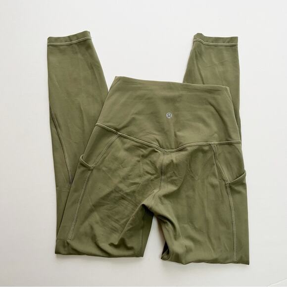 Lululemon Align High Rise Pant with Pockets 25" Rosemary Green - Picture 5 of 7
